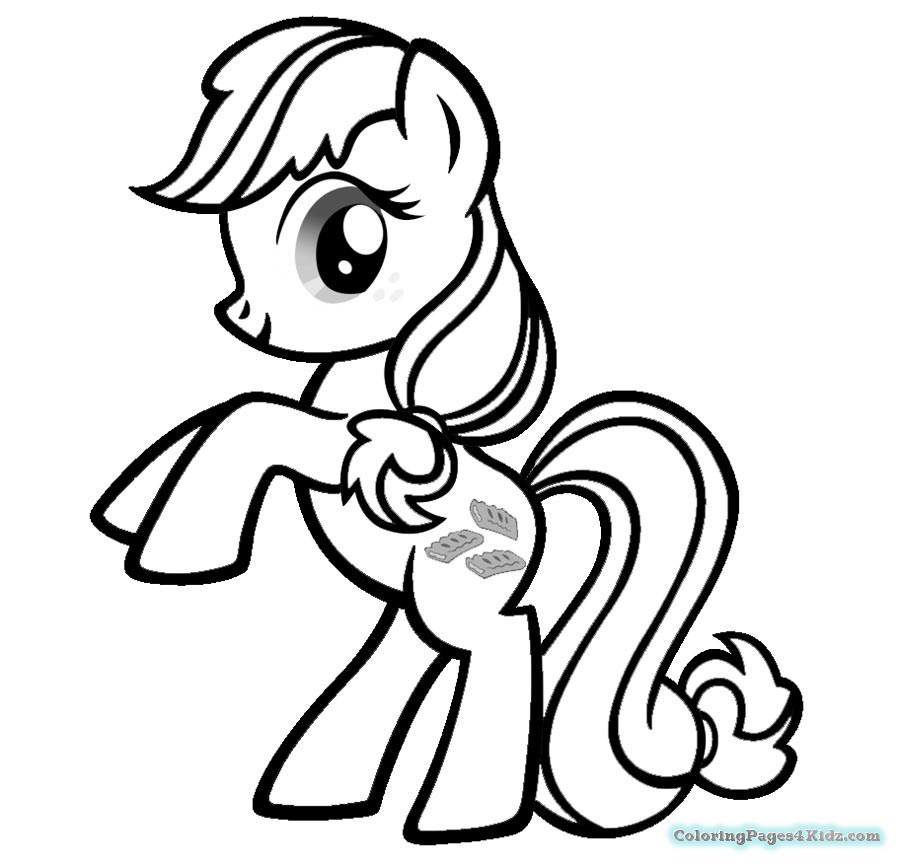My Little Pony Printable Coloring Pages Apple Bloom Coloring Pages ...