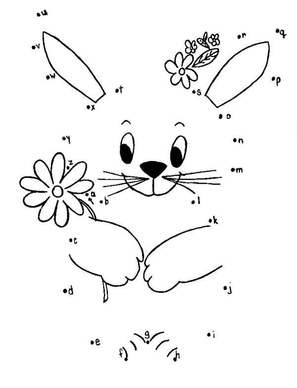 Download Easter Dot To Dot Coloring Pages Coloring Home