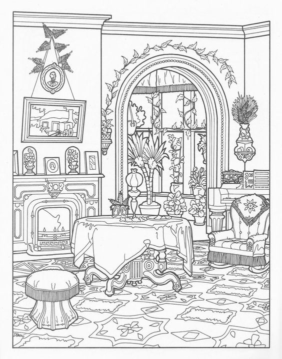 Free Victorian House Coloring Pages, Download Free Clip Art, Free Clip Art  on Clipart Library