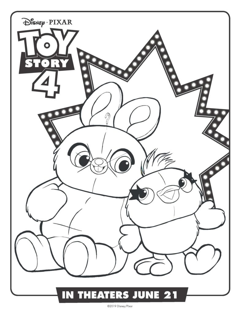 Free Printable Toy Story 4 Coloring Pages and Activities