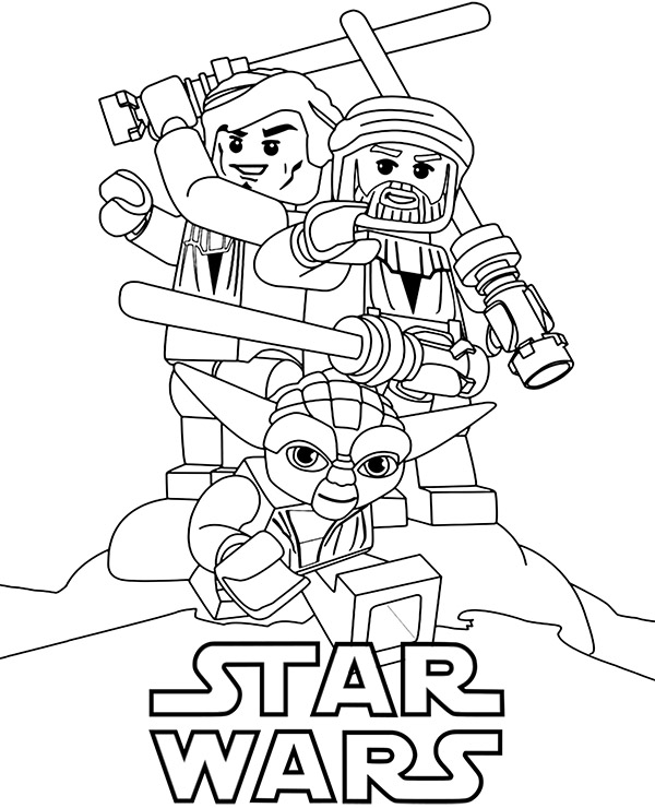 Star Wars Lego coloring page - Topcoloringpages.net