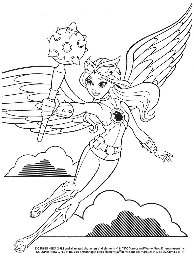DC Superhero Girls Colouring Pages | Selections from the DCS… | Flickr