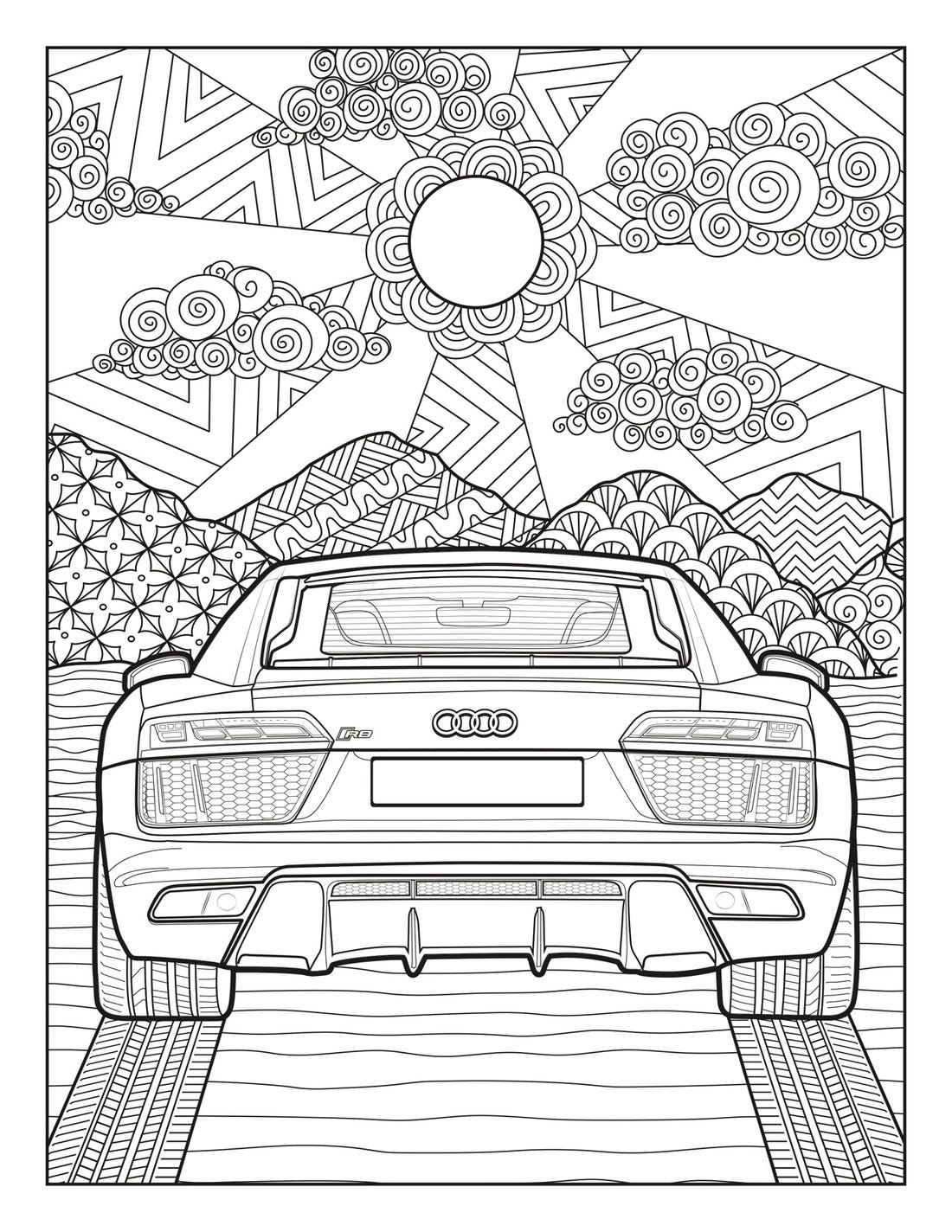 Audi and Mercedes release coloring pages to battle quarantine boredom -  Business Insider