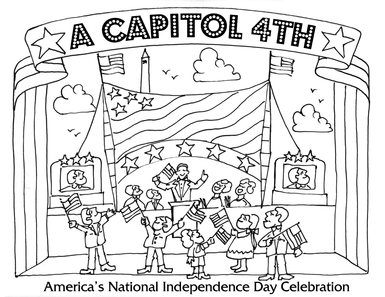 Fourth of July Coloring Pages | A Capitol Fourth | PBS