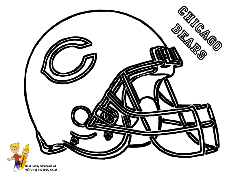 Chicago Bears Coloring Pages (18 Pictures) - Colorine.net | 25168