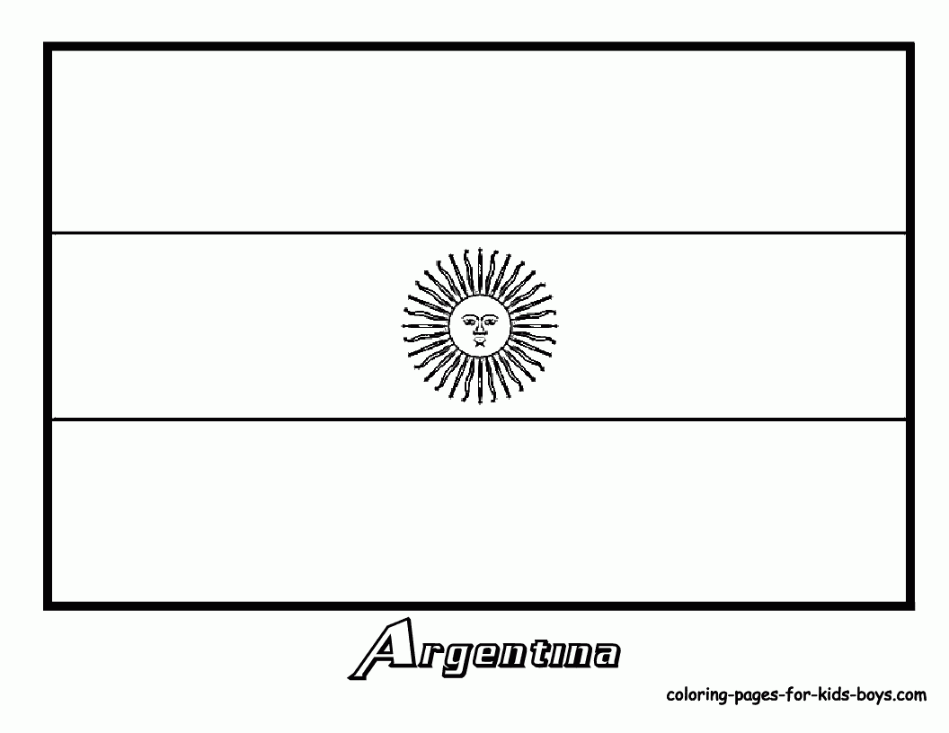 Download Argentina Flag Coloring Pages To Print Geography And ...
