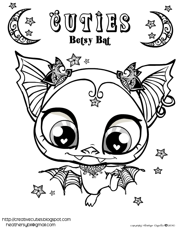 Animal Cuties Coloring Pages Printable - Coloring Pages For All Ages