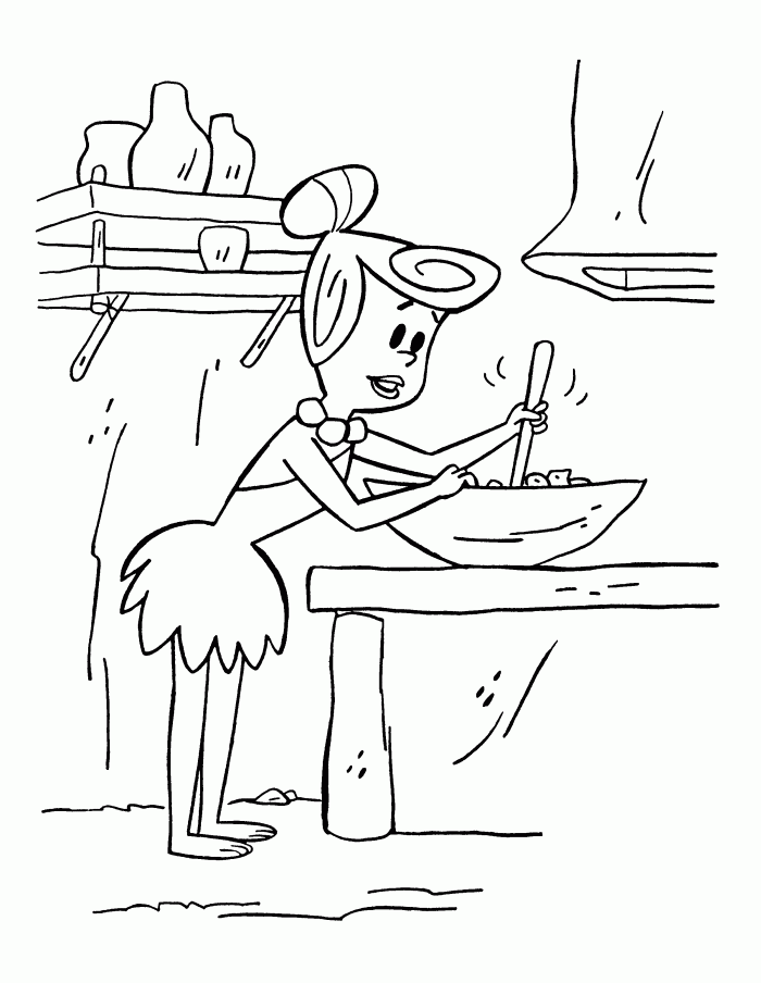 Joe's Kitchen Coloring Page | Kids Coloring Page