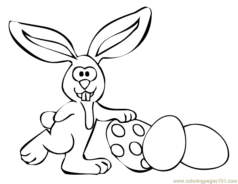 easter rabbit coloring pages : Printable Coloring Sheet ~ Anbu 