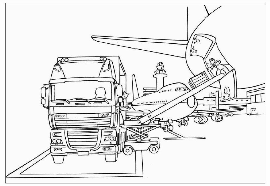 Big Truck Coloring Pages - Coloring Home