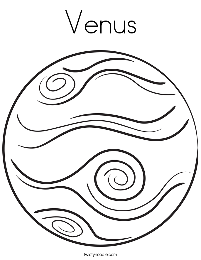 Planet Coloring Pages.