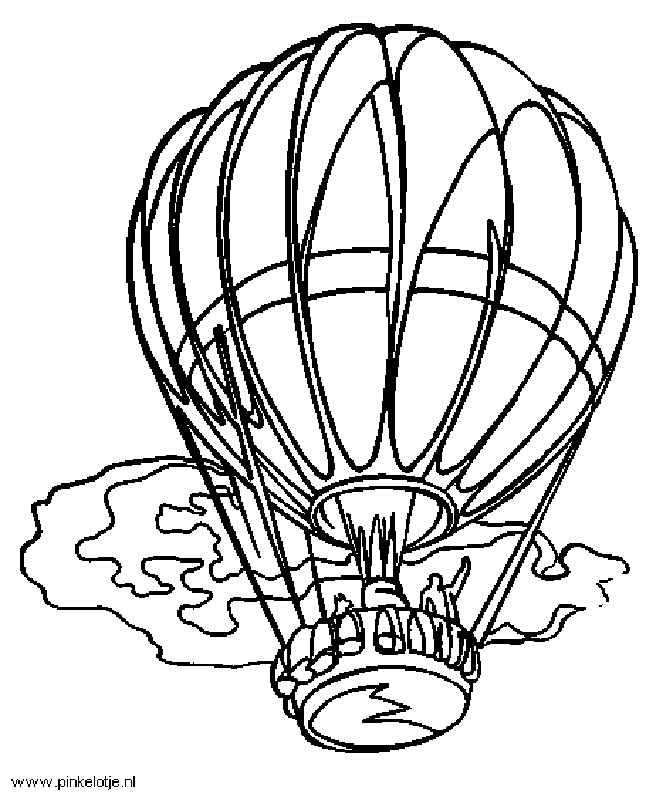 Hot Air Balloon Drawing Template | Clipart Panda - Free Clipart Images