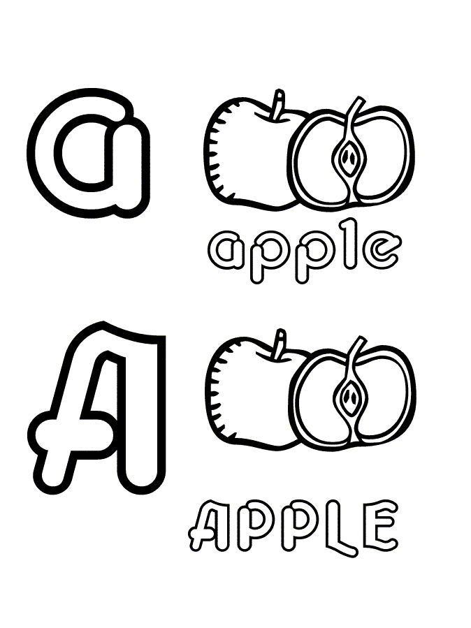 Apples-coloring-pictures-4 | Free Coloring Page Site