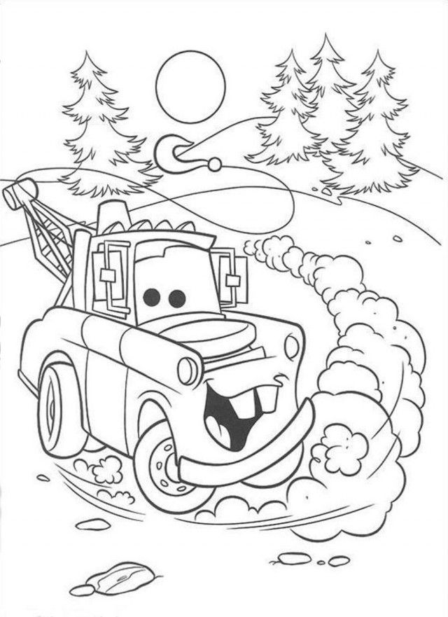 Mater Coloring Pages Coloring Book Area Best Source For Coloring 