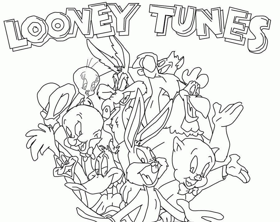 Looney Tunes Sketches Coloring Home
