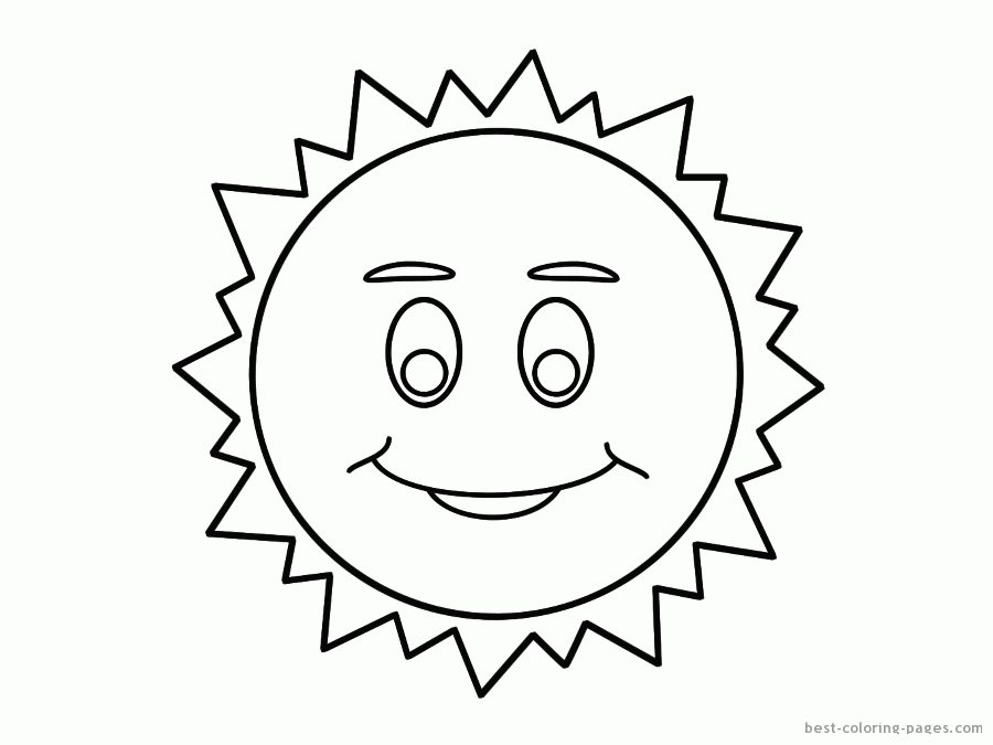 Sun Coloring Pages That You Can Print For Kids