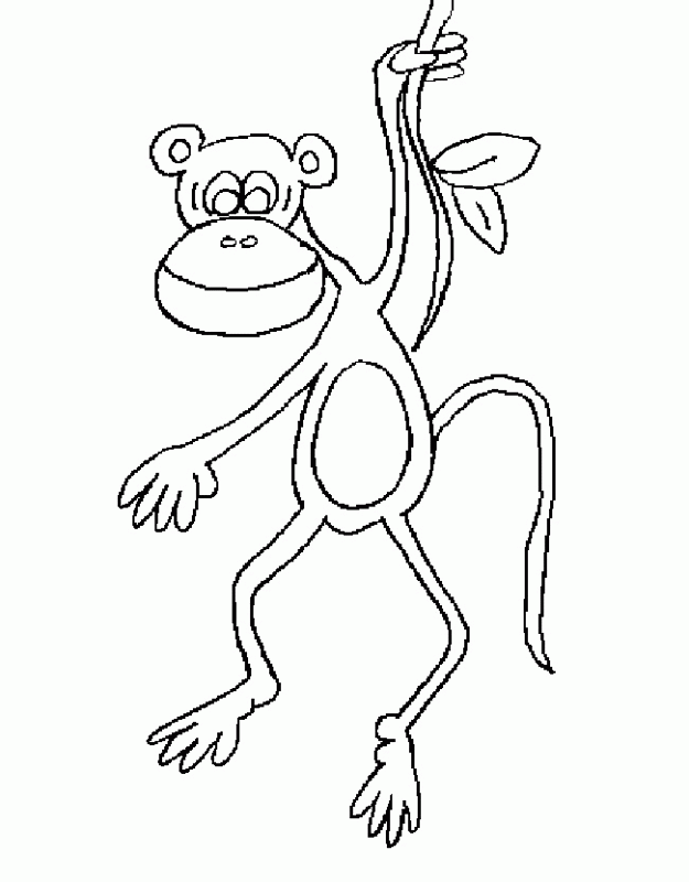 little princess monkeys Colouring Pages