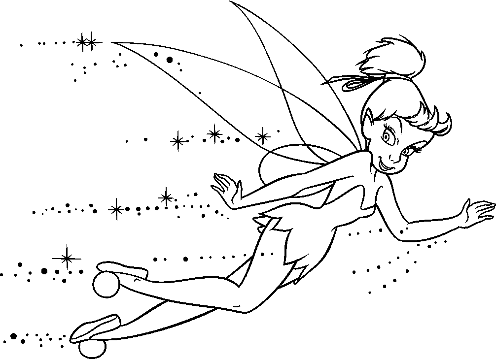 Tinker Bell Coloring Pages - Coloring For KidsColoring For Kids