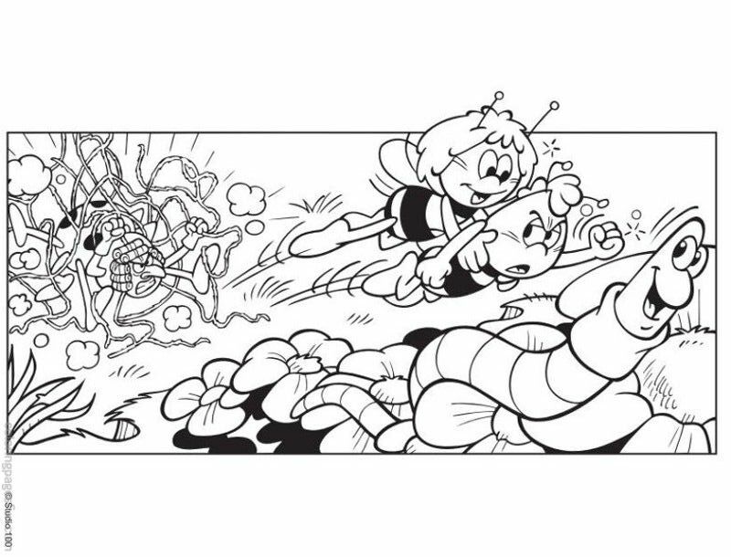 Maya The Bee Coloring Pages 54 | Free Printable Coloring Pages 