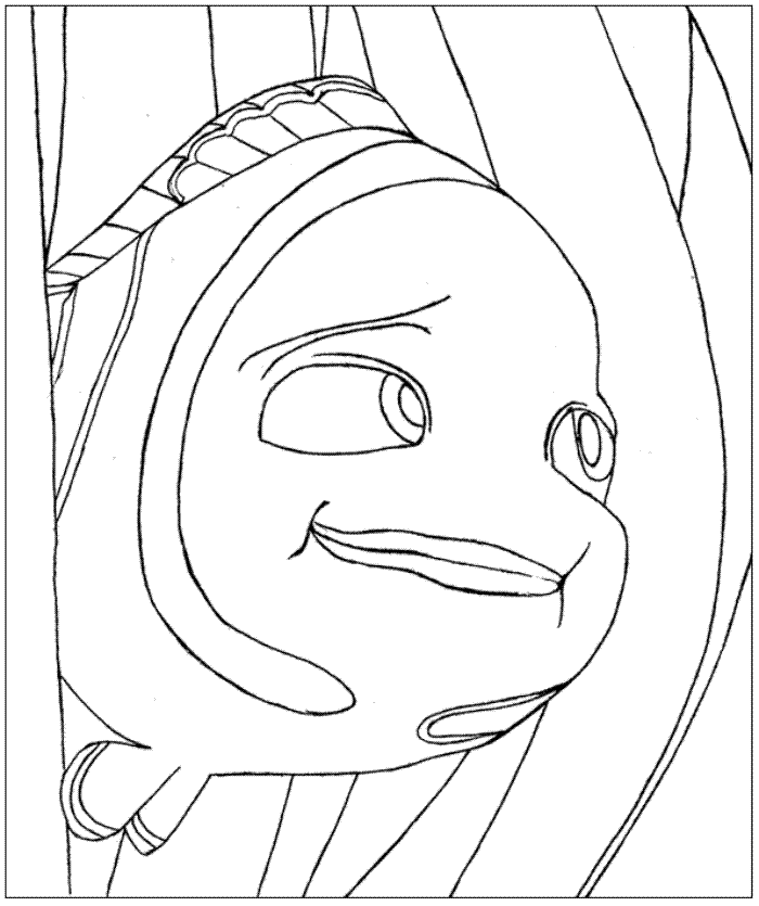Does Finding Nemo Colouring Pages (page 2)