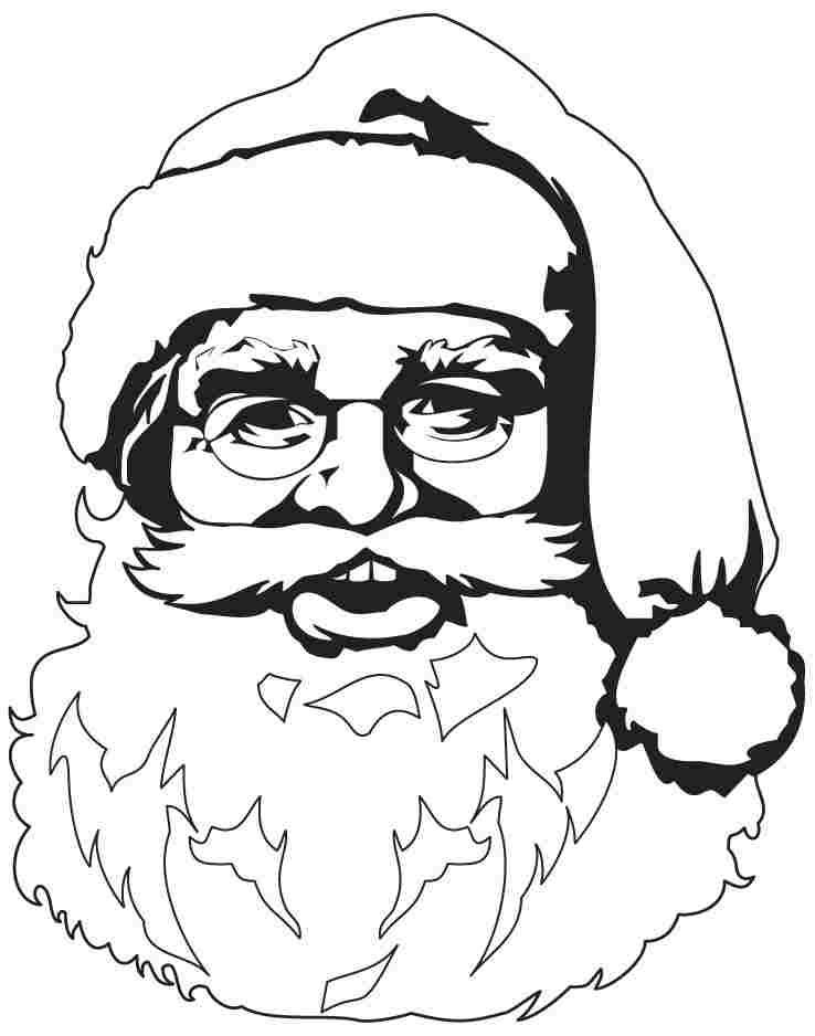 Printable Christmas Santa Claus Coloring Pages #