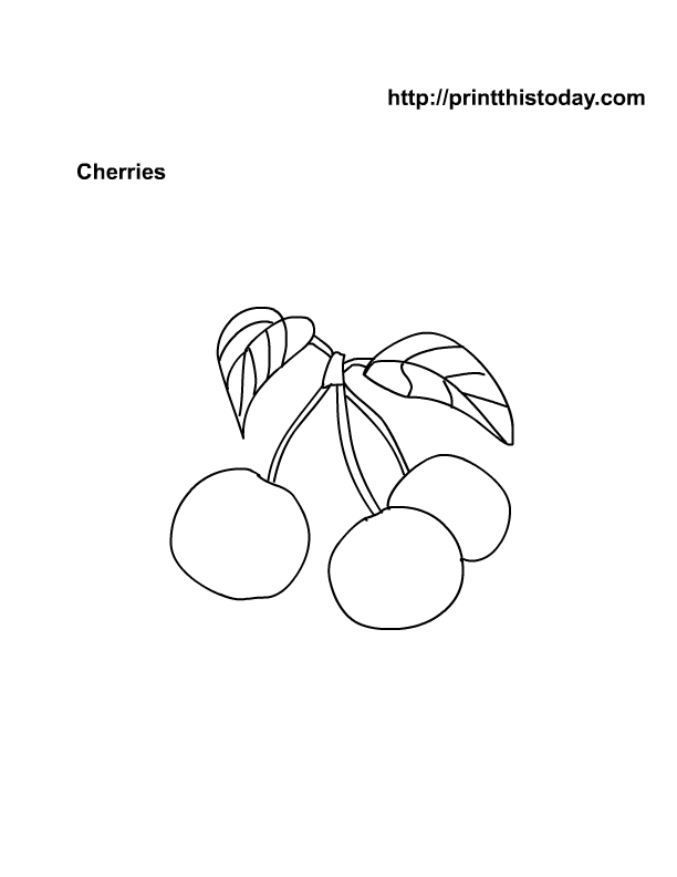 Free Printable Fruits Coloring Pages | Print This Today