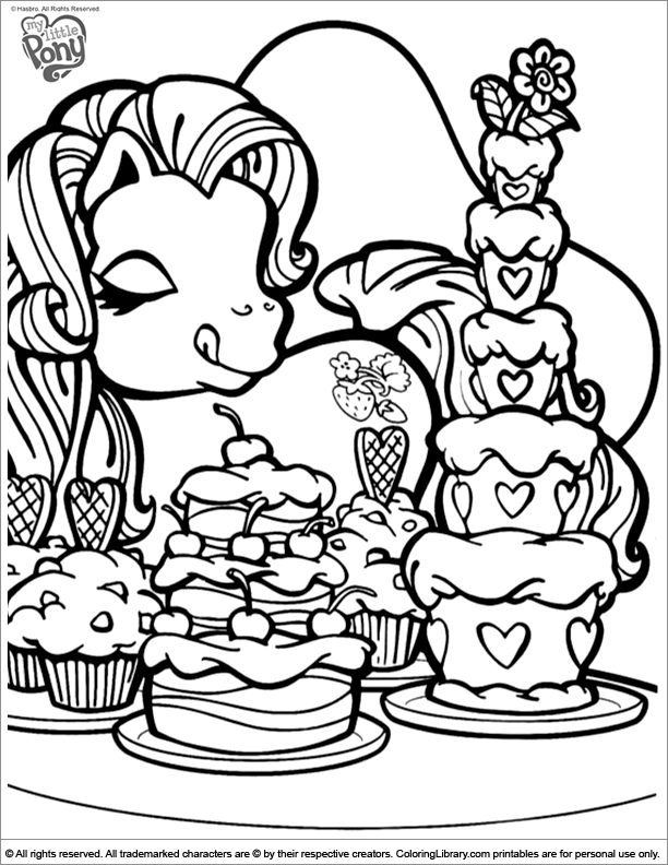 My Little Pony coloring picture