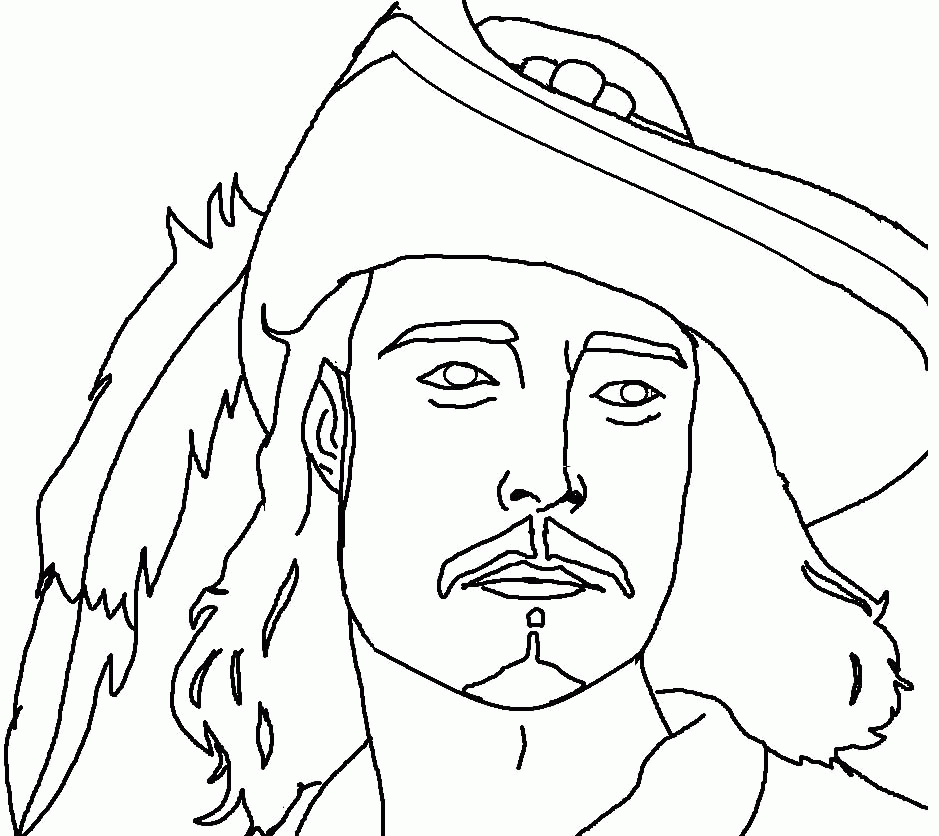 Jack And The Pirates Of The Caribbean Coloring Pages - Pirates Of 