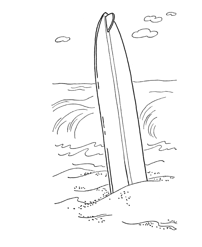 surf boards Colouring Pages (page 2)