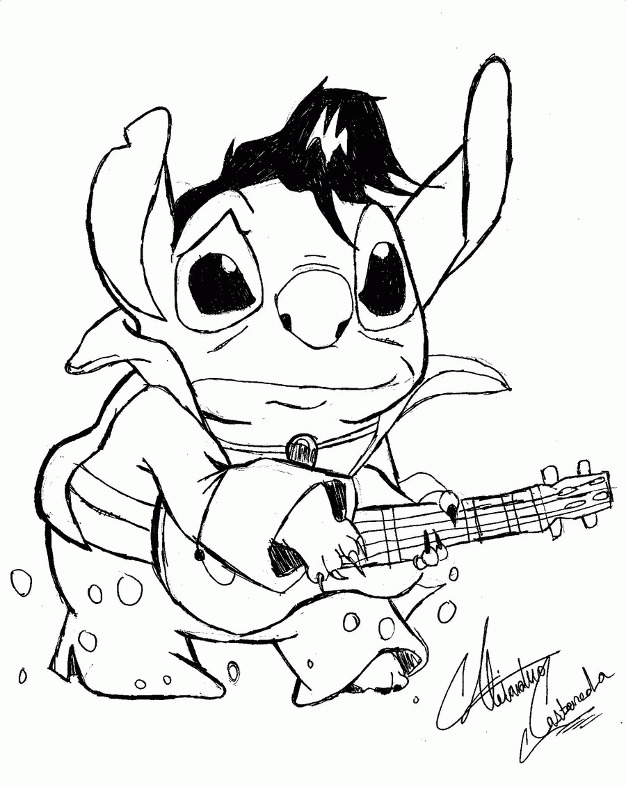 Chibi Stitch Coloring Pages - Coloring Pages For All Ages