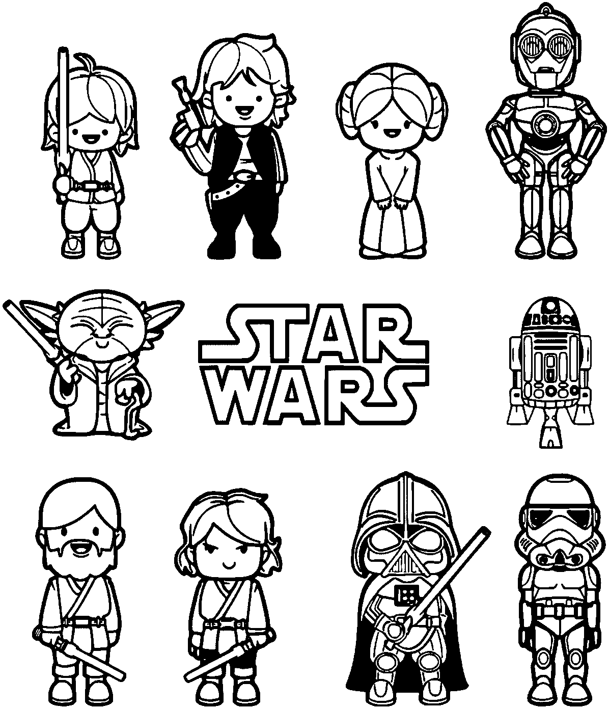 Star Wars Coloring Page (2) | Wecoloringpage