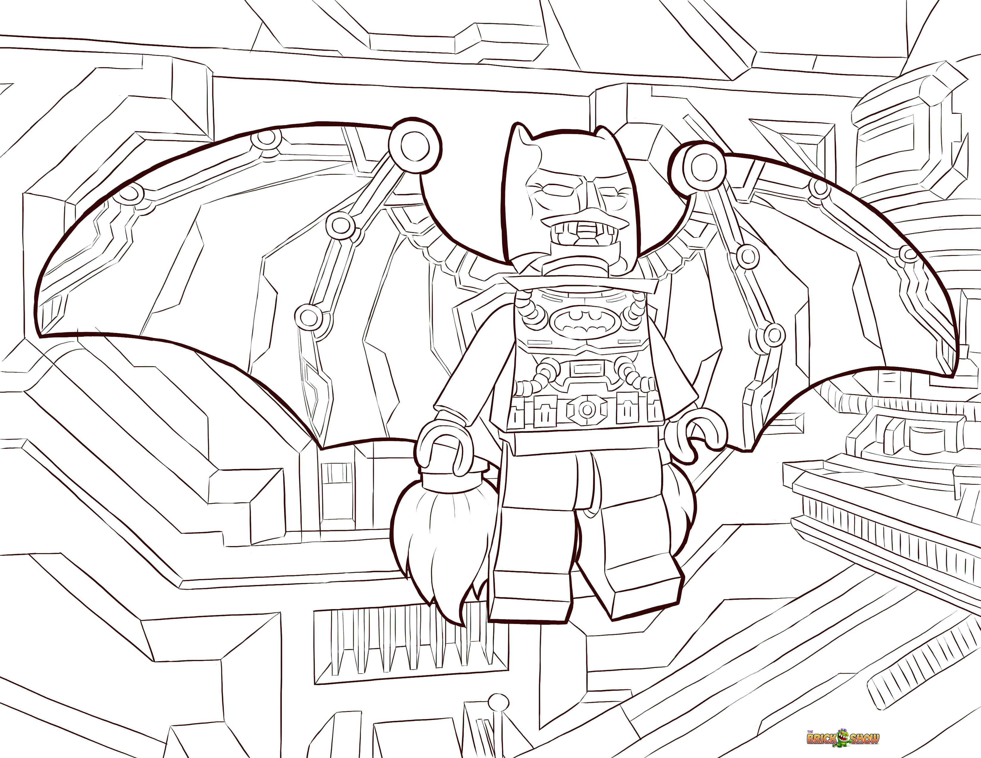 Lego Dc Superheroes Coloring Pages Coloring Home