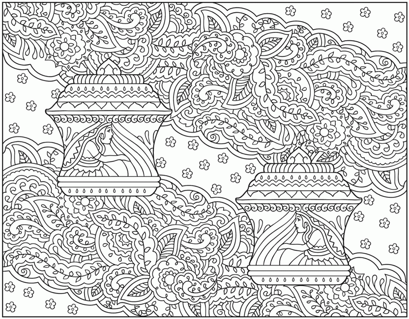 17 Pics Of Henna Animal Coloring Pages Printable - Adult Elephant ... -  Coloring Home