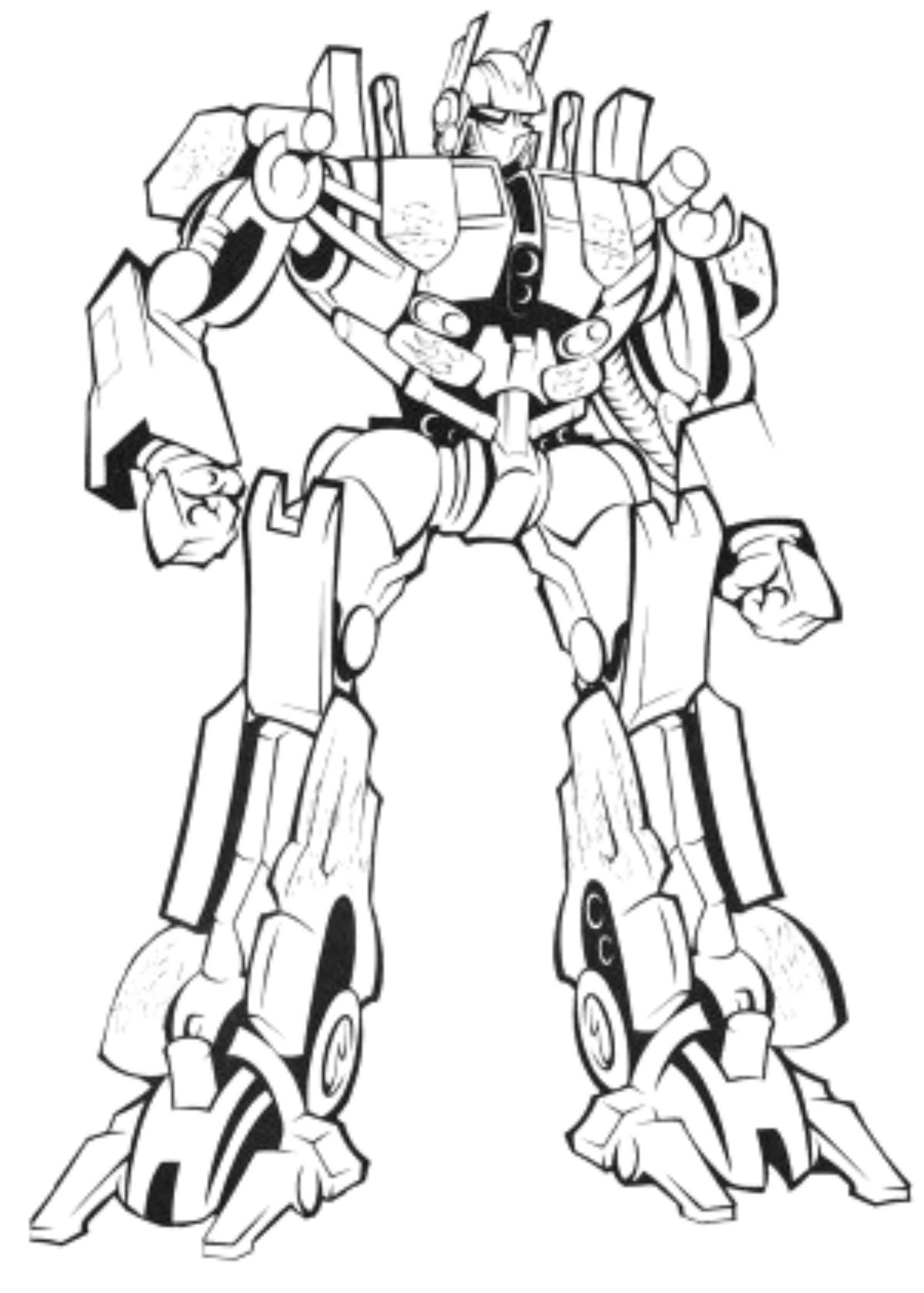 Transformer Optimus Prime Coloring Pages Coloring Home