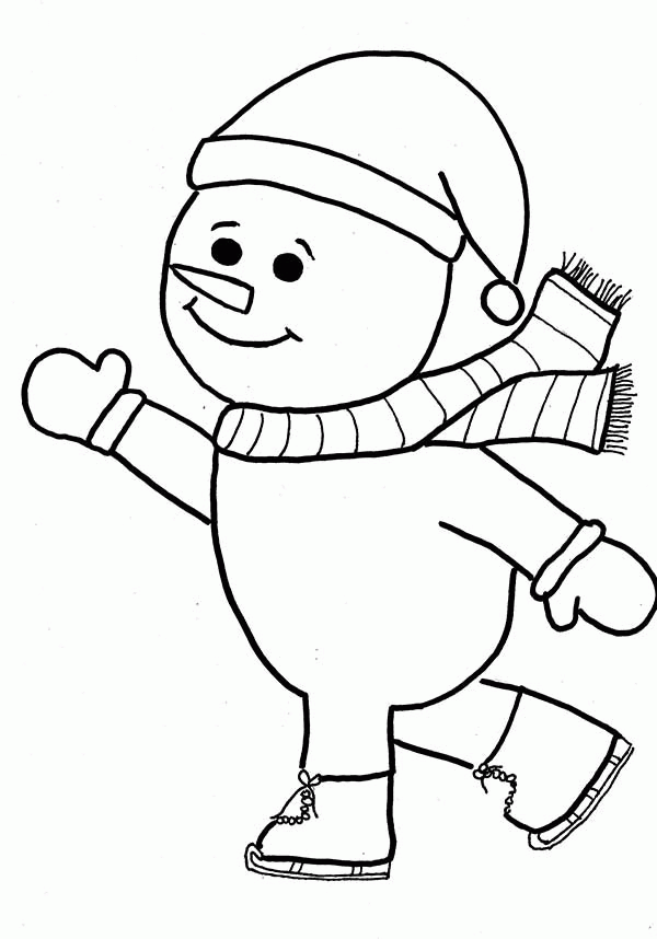 Ice Skating Coloring Pages - Coloring Home