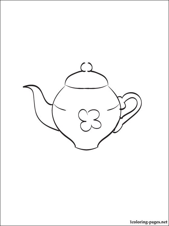Free Teapot Coloring Book, Download Free Clip Art, Free Clip Art ...