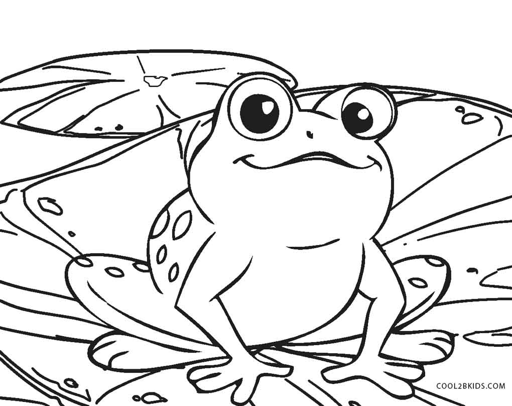 Free Printable Frog Coloring Pages For Kids | Cool2bKids