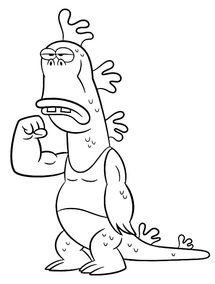 Mr. Gus from Uncle Grandpa Coloring ...