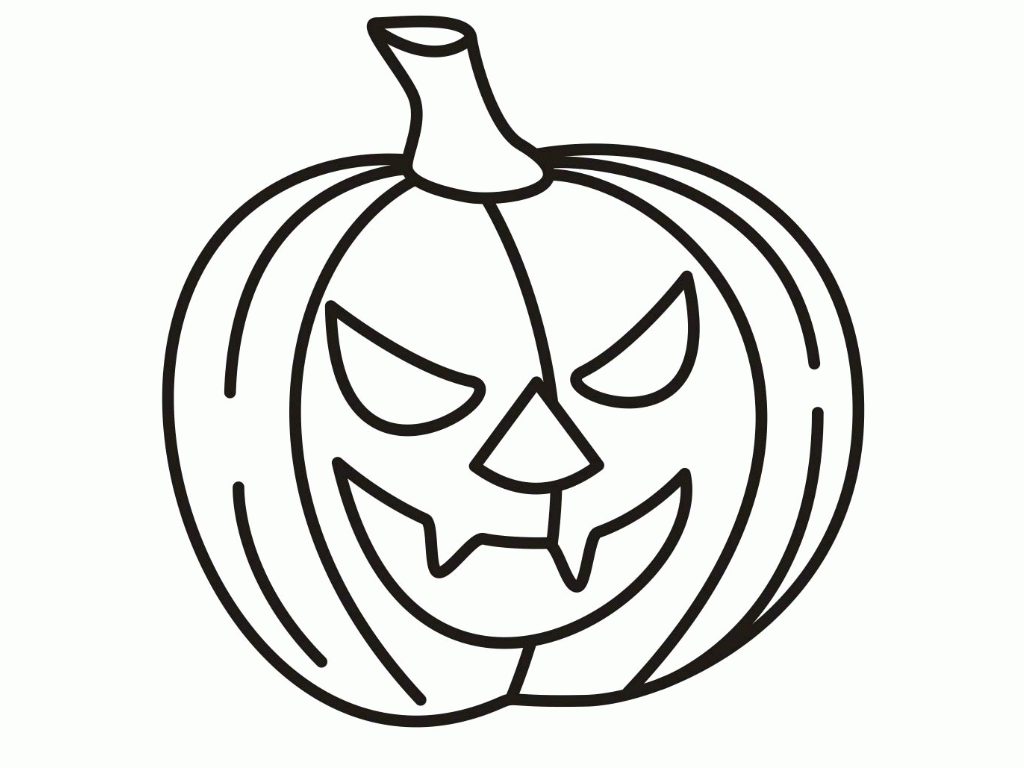 Pumpkin Pic For Coloring 8