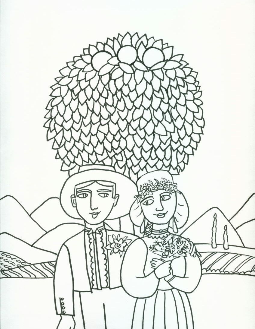 Apache Corn Dancers Coloring Pages - Coloring Pages For All Ages