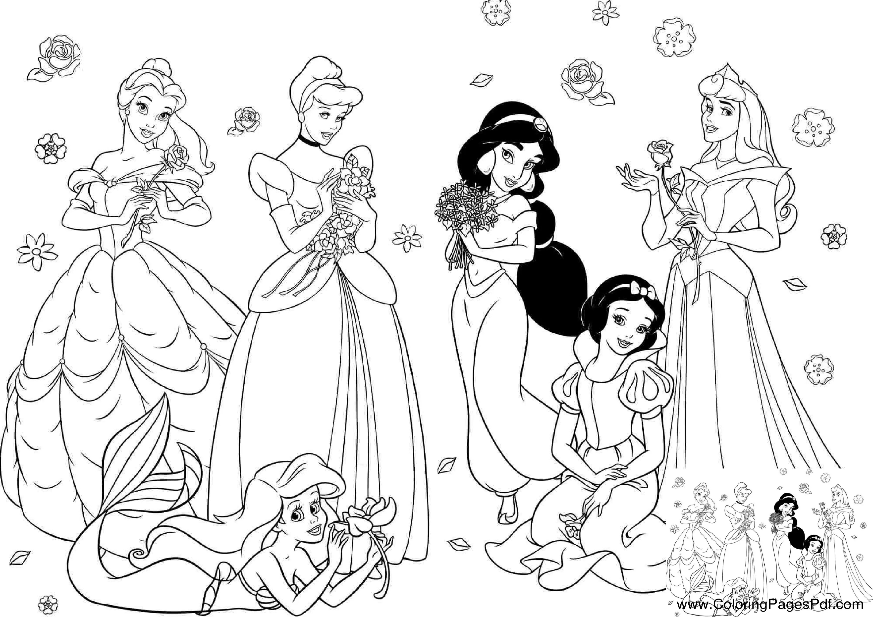 Coloring Pages For Kids Princess   Coloring Home
