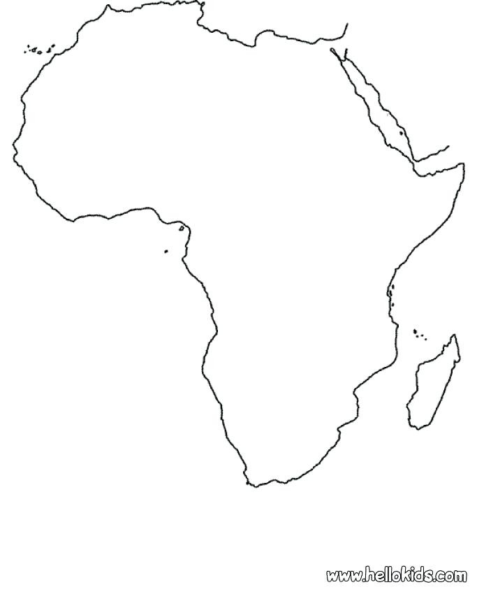 Africa Map Coloring Pages - Africa Coloring Pages Map Coloring Page African  Christmas Coloring - Printable Map Collection