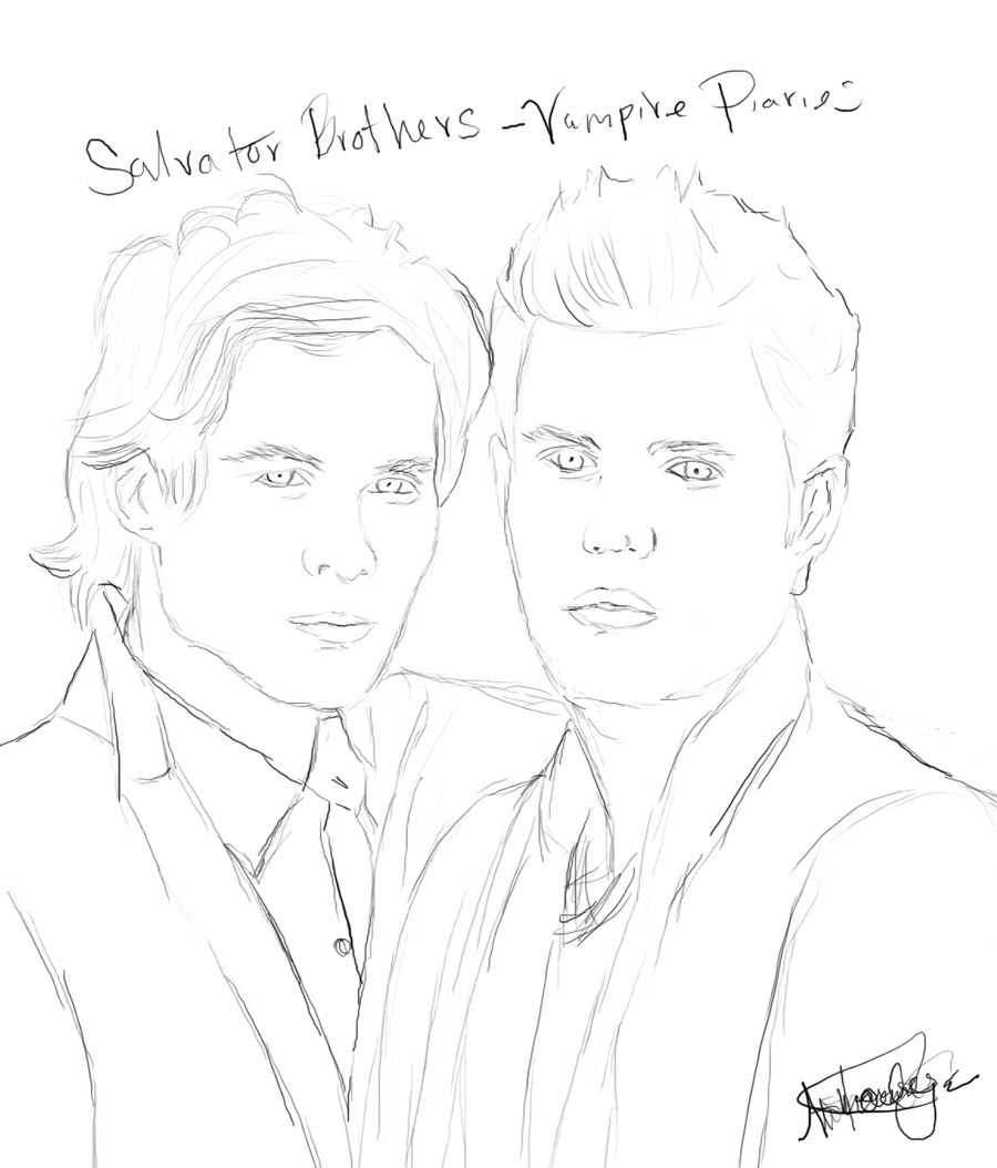 Vampire Diaries Coloring Pages   Coloring Home