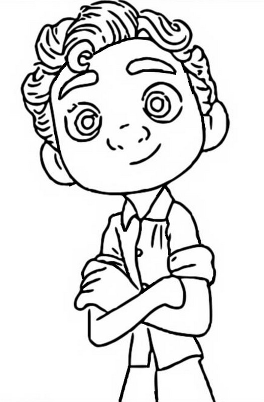 Coloring page Luca : Luca 3