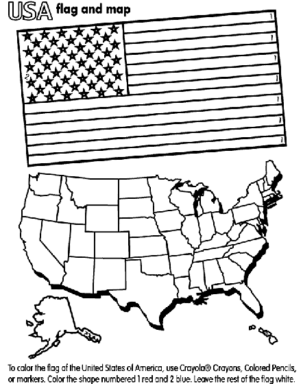 United States of America Coloring Page | crayola.com