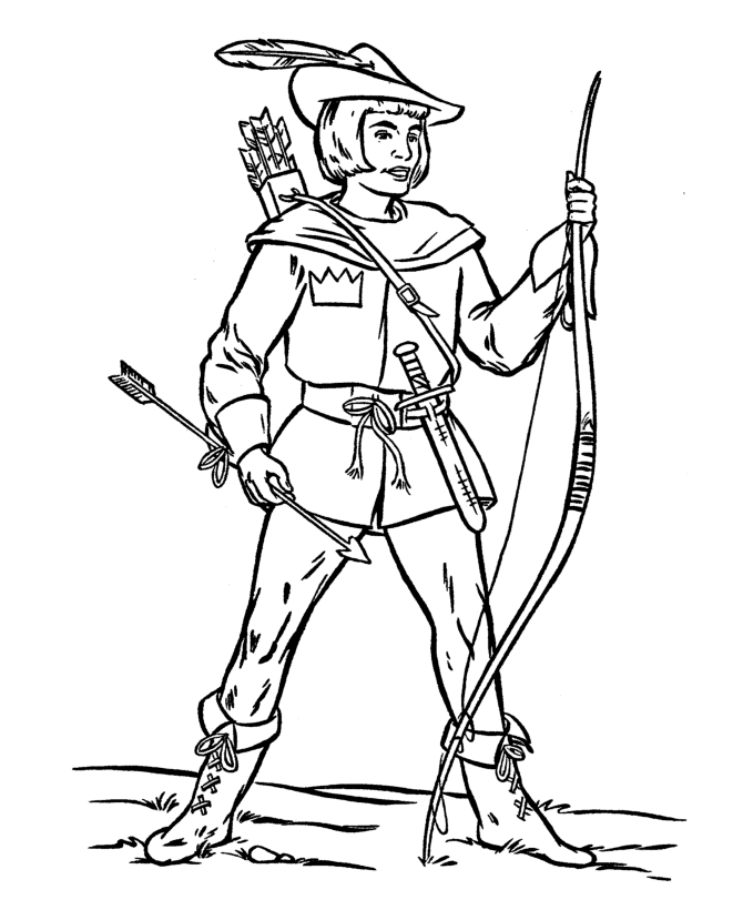 Old School Archer Coloring Page | Coloring pages, Coloring books, Sports coloring  pages