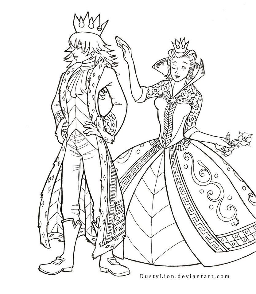 The King And Queen Of Hearts By DustyLion On DeviantART   Disney ...