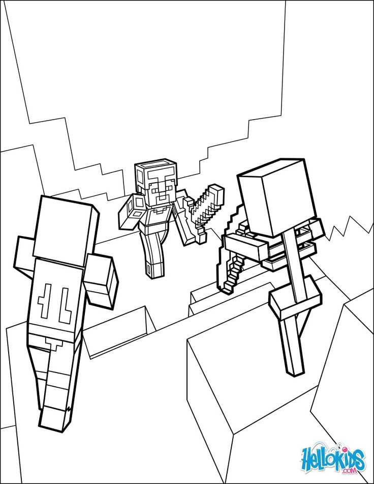 You can choose a nice coloring page from MINECRAFT coloring pages for kids.  Enjoy our free… | Minecraft coloring pages, Coloring pages for kids, Cool coloring  pages
