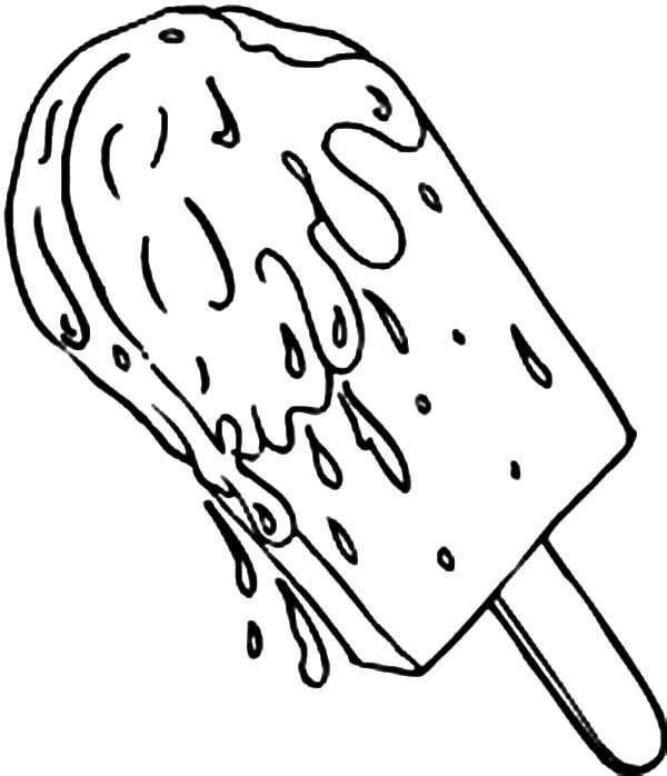 Ice Cream with Corn Syrup Coloring Pages | Bulk Color