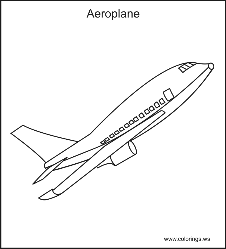 Aeroplanes Coloring Pages - Coloring Home